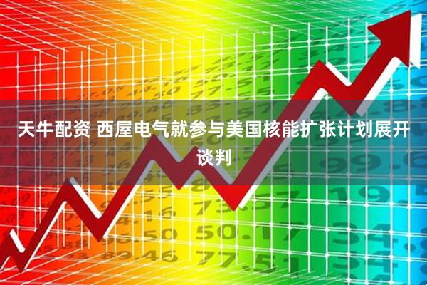 天牛配资 西屋电气就参与美国核能扩张计划展开谈判