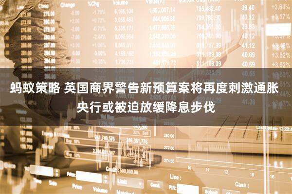 蚂蚁策略 英国商界警告新预算案将再度刺激通胀 央行或被迫放缓降息步伐