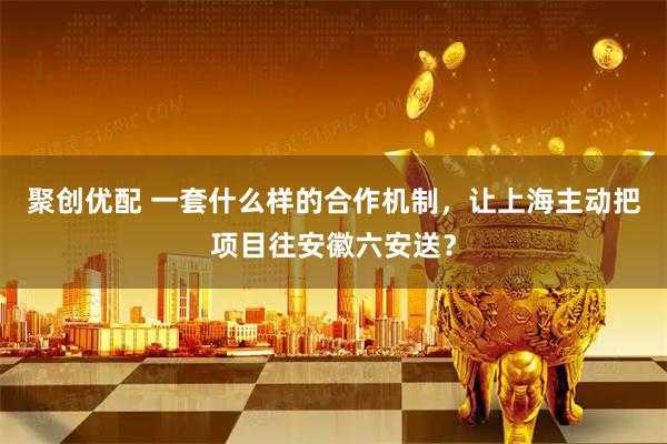 聚创优配 一套什么样的合作机制，让上海主动把项目往安徽六安送？